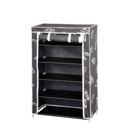 Zapatero Plegable Tela TNT 61x30x90 cm,