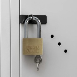 Candado Laton Arco Largo Llaves Iguales 50 mm, Nº1
