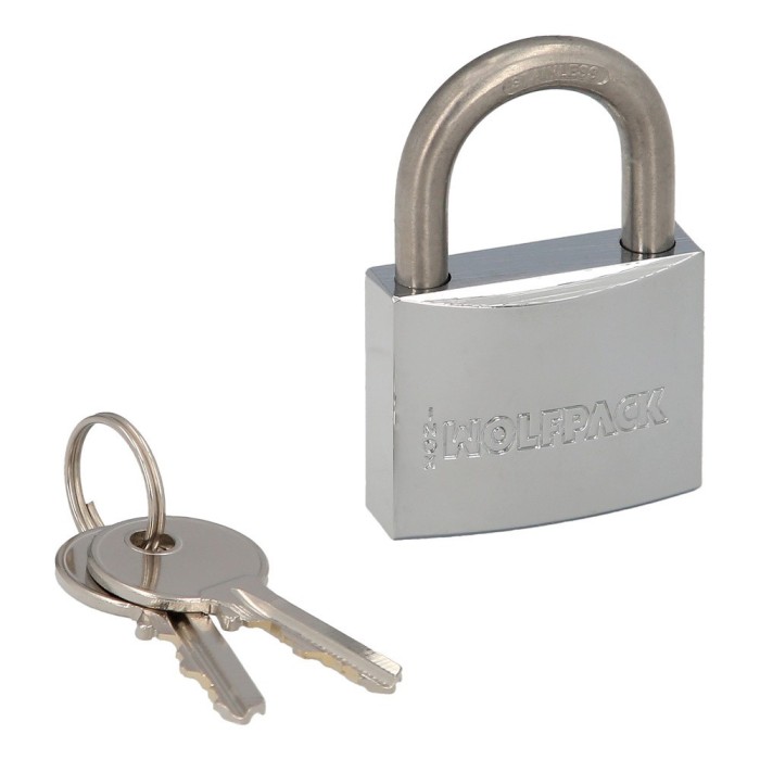 Candado Inoxidable Arco Normal  40mm, al por Mayor | Almacén de Ferretería