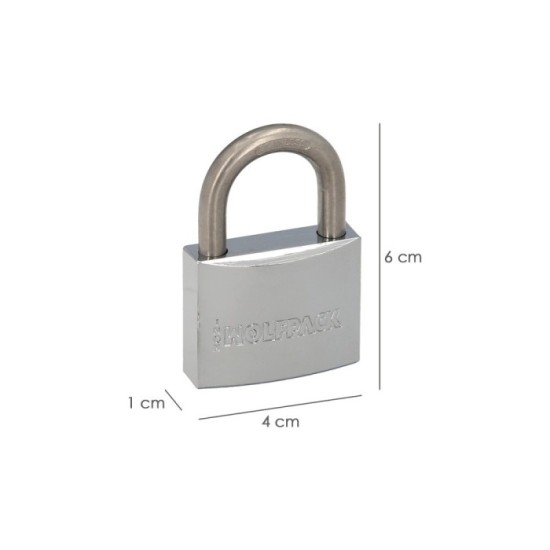 Candado Inoxidable Arco Normal  40mm, al por Mayor | Almacén de Ferretería