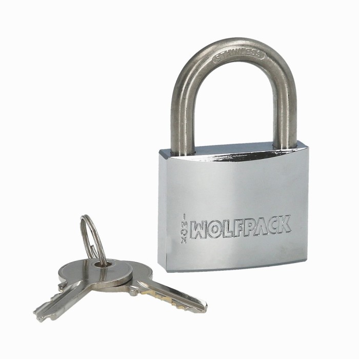 Candado Inoxidable Arco Normal  50mm, al por Mayor | Almacén de Ferretería