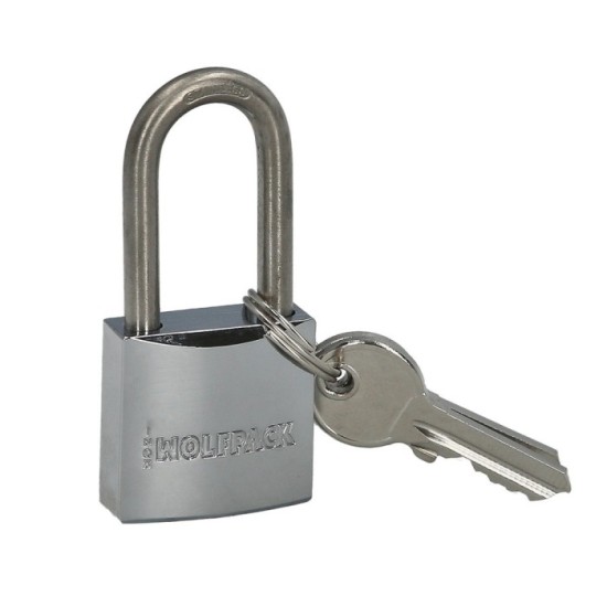 Candado Inoxidable Arco Largo 30mm, al por Mayor | Almacén de Ferretería