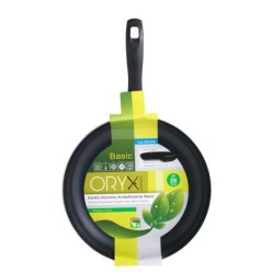 Oryx Sartén Aluminio Antiadherente Basic, Alta Resistencia, Apta Inducción, Libre PFOA, Diámetro 28 cm, Espesor 3 mm,