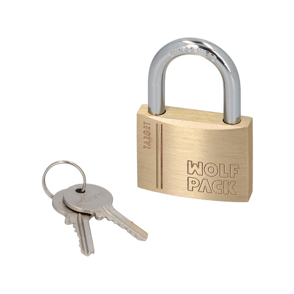 Candado Laton Arco Normal 40 mm, Serie Target, Arco Endurecido, Candado Maletas, Taquillas, Puertas al por Mayor | Almacén de Fe