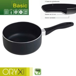 Cazo Aluminio Antiadherente Basic 18 cm,/ 3 mm,
