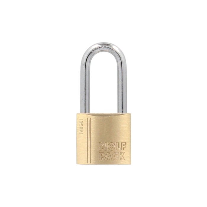 Candado Laton Arco Largo 25 mm, Arco Endurecido, Candado Maletas, Taquillas, Puertas al por Mayor | Almacén de Ferretería
