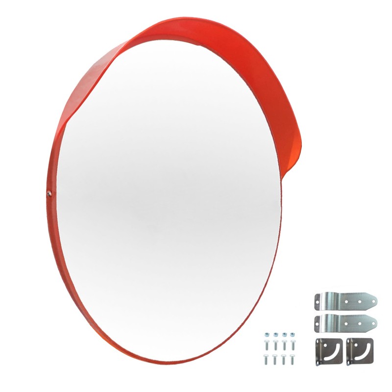 Espejo Convexo Interior / Exterior Con visera 60 cm,