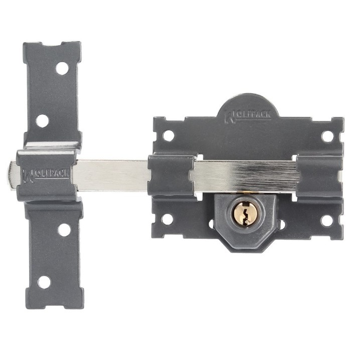 Cerrojo b-4 llave 2 lados pasador de 183mm cilindro redondo de 70mm al por Mayor | Almacén de Ferretería