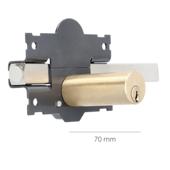 Cerrojo b-4 llave 2 lados pasador de 183mm cilindro redondo de 70mm al por Mayor | Almacén de Ferretería