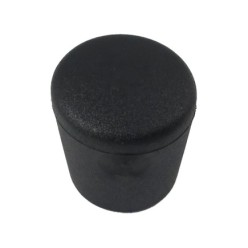 Contera Cónica Negra 22mm, Blister 4 piezas,