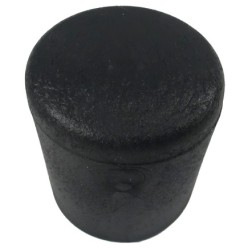 Contera Cónica Negra 30mm, Blister 2 piezas,