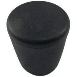 Contera Cónica Negra 35mm, Blister 2 piezas,