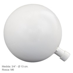 Boya Plastico 3/4" x 13 Ø cm, Rosca M6