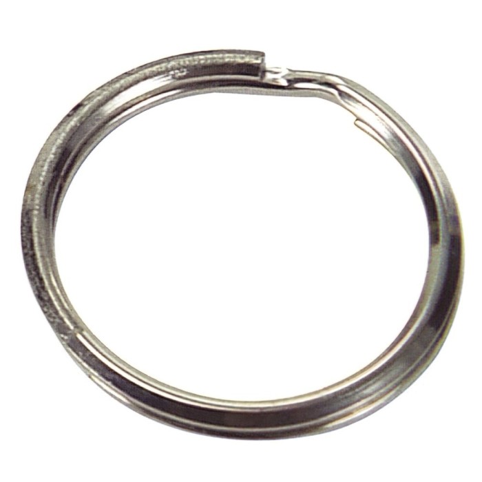Anilla Llavero Niquelada 2,0x25x20 mm, (bolsa  300 unidades) al por Mayor | Almacén de Ferretería