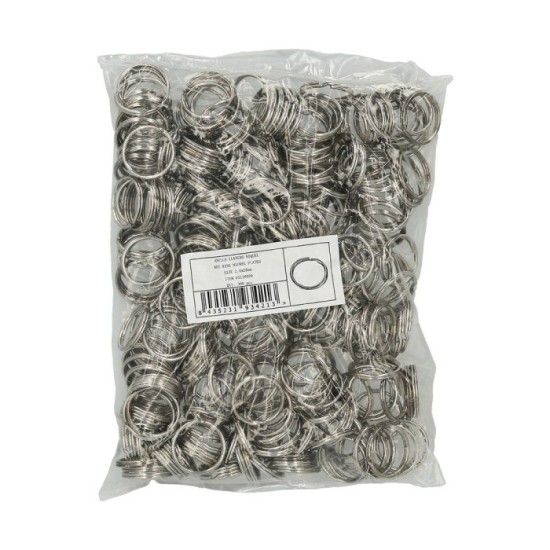 Anilla Llavero Niquelada 2,0x25x20 mm, (bolsa  300 unidades) al por Mayor | Almacén de Ferretería