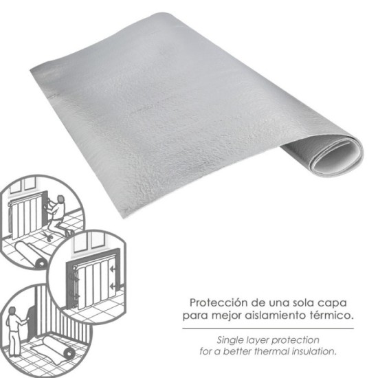 Panel Aluminio Reflectante Calor Para Radiadores 100x70 cm, al por Mayor | Almacén de Ferretería