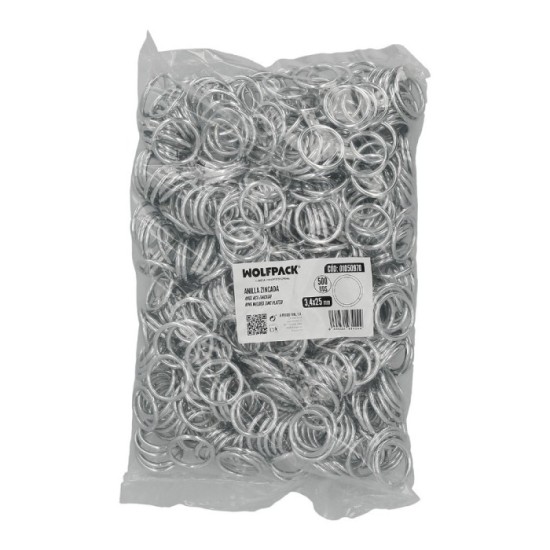 Anilla Zincada  3,4x25 mm, (Bolsa 500 Unidades,) al por Mayor | Almacén de Ferretería