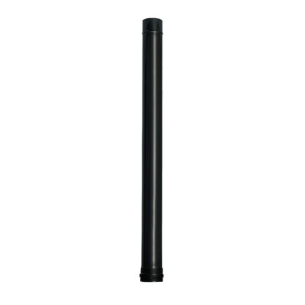 Wolfpack Tubo de Estufa Pellet Acero Vitrificado Negro Ø 80 mm, Longitud 100 cm, Estufas de Leña, Chimenea, Alta resistencia,