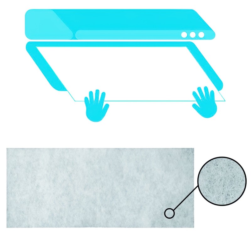 Filtro Campana Extractora 45x95 cm, 150 grm/m2