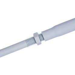 Cierra Puertas Con Retenedor Fuerza 2, Color Blanco (Puertas 70/90 cm,)