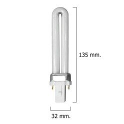Lampara Recambio Para Exterminador 7 W, Con Aspiracion