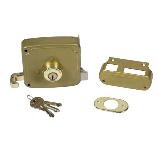 Cerradura S7 / 4125 100HB Derecha Cilindro 50 mm, Sobreponer al por Mayor | Almacén de Ferretería
