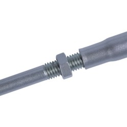 Cierra Puertas Sin Retenedor Fuerza 3, Color Plata (Puertas 80/100 cm,)