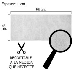 Filtro Campana Extractora 45x95 cm, 150 grm/m2
