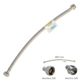 Latiguillo Flexible Acero Inoxidable Macho 3/8 - Hembra 3/8 - 400mm al por Mayor | Almacén de Ferretería