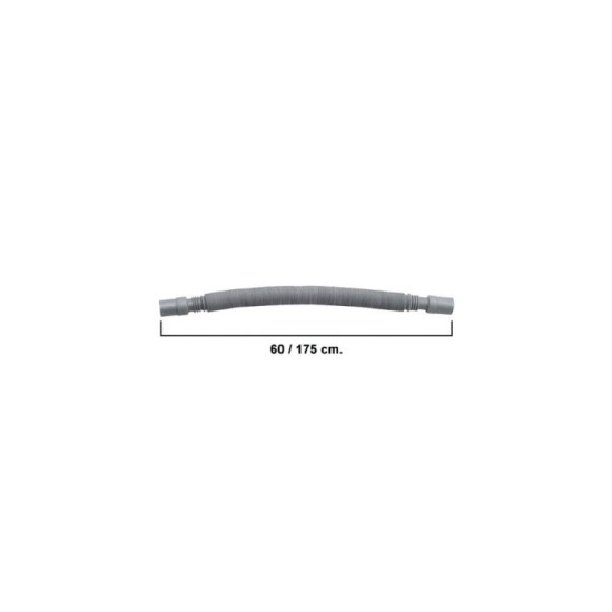 Goma Salida Lavadora  Extensible 0,60 / 1,75 cm, Sin Soporte al por Mayor | Almacén de Ferretería