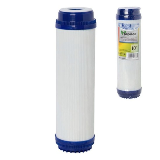 Cartucho Filtro Agua Carbon Activo 10" USO DOMESTICO al por Mayor | Almacén de Ferretería