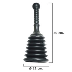 Desatascador Goma Fuelle         Ø 12 cm, /  Alto 30 cm,