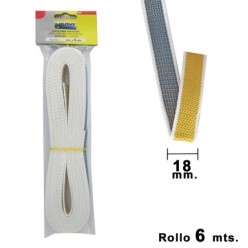 Cinta Persiana Wolfpack Bicolor 18 mm, Rollo 6 metros