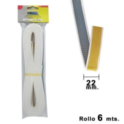 Cinta Persiana Wolfpack Bicolor 22 mm, Rollo 6 metros