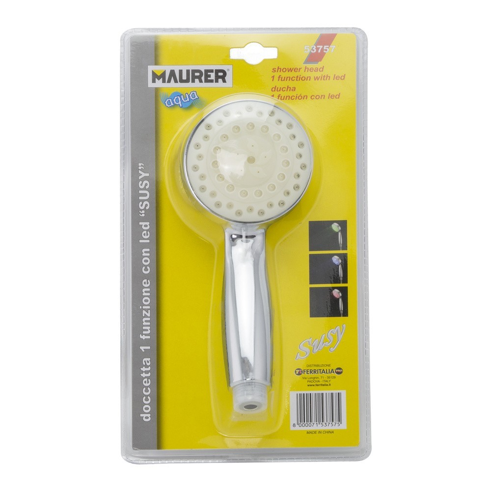 Maneral Ducha Led Indicador Temperatura Ø 11 cm, al por Mayor | Almacén de Ferretería