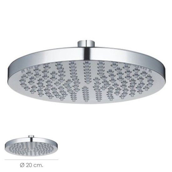 Rociador Ducha Acero Inoxidable Antical Ø 20 cm, al por Mayor | Almacén de Ferretería