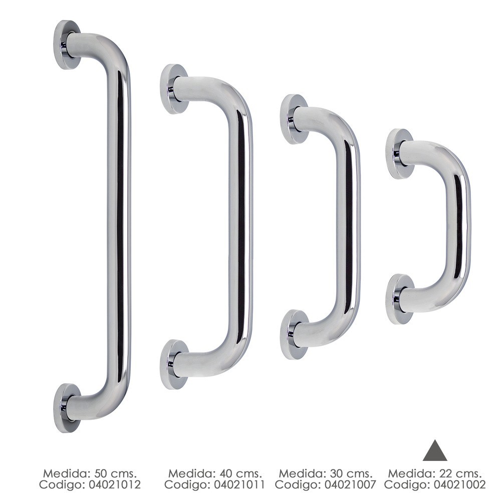 Agarre Ducha Maurer Cromo Brillo Ø 32 mm, Longitud 22 cm, al por Mayor | Almacén de Ferretería