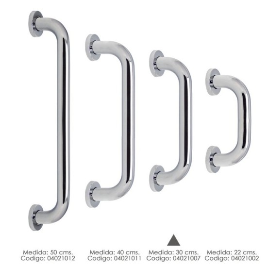 Agarre Ducha Maurer Cromo Brillo Ø 32 mm, Longitud 30 cm, al por Mayor | Almacén de Ferretería