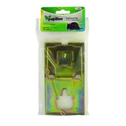 Trampa ratas metálica galvanizada 16 x 8,8 cm,