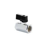 Valvula Esfera Mariposa Mini  3/8"  Hembra-Hembra para roscar al por Mayor | Almacén de Ferretería