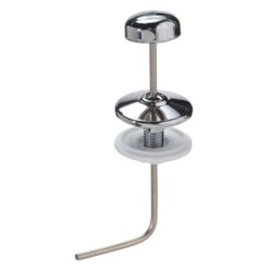 Tirador Cisterna Baja Vertical Angular Cromo 120 mm,