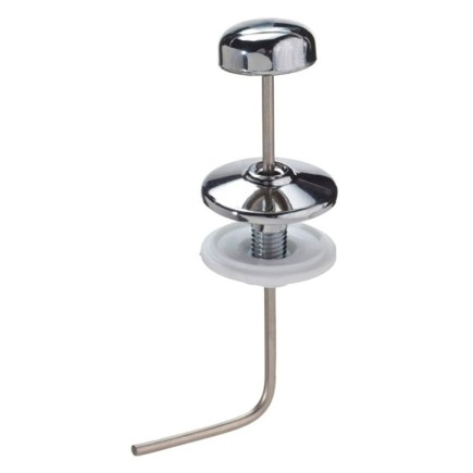 Tirador Cisterna Baja Vertical Angular Cromo 120 mm,