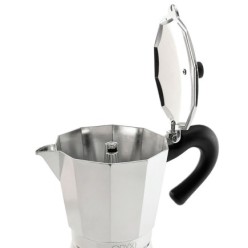 Cafetera Inducción Aluminio 6 Tazas (300 Ml,)