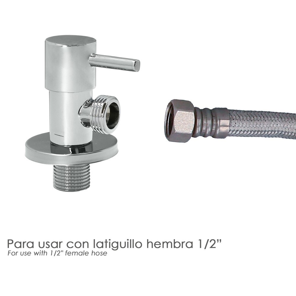 Llave De Escuadra Cerámica 1/2" - 1/2" al por Mayor | Almacén de Ferretería