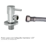 Llave De Escuadra Cerámica 1/2" - 1/2" al por Mayor | Almacén de Ferretería
