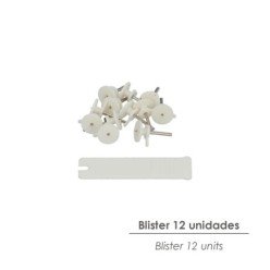 Cuelga Cuadros Redondo Pequeño (Blister 12 unidades) Clavar