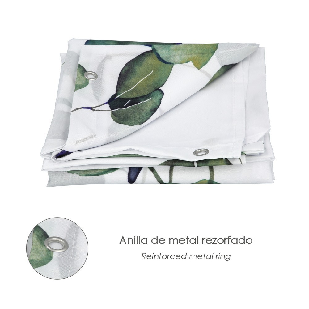 Cortina Ducha Nature 180x200 cm, Impermeable al por Mayor | Almacén de Ferretería
