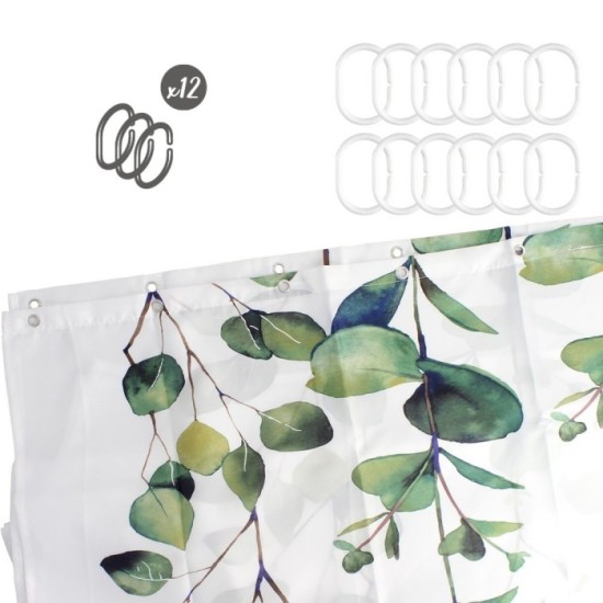 Cortina Ducha Nature 180x200 cm, Impermeable al por Mayor | Almacén de Ferretería