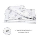 Cortina Ducha Gotas Gris 180x200 cm, Impermeable al por Mayor | Almacén de Ferretería
