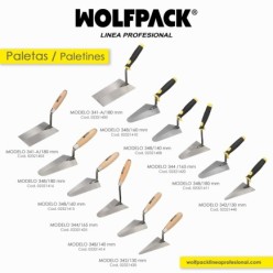 Paleta Wolfpack Mango Madera 348 / 180 mm,